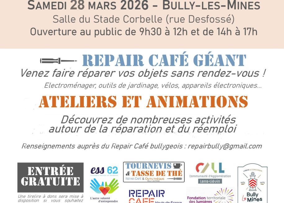 Le salon de la réparation <span class='color'> de Bully-les-Mines #2</span>