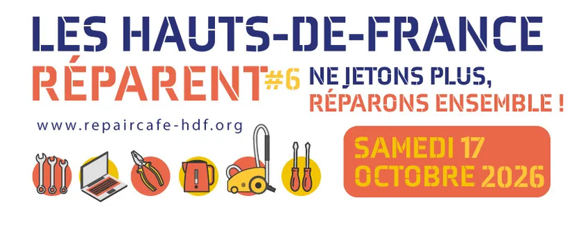 Samedi 17 octobre ce sont les Hauts-de-France réparent !